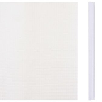 Tuinscherm 35x0,19 m PVC wit 3