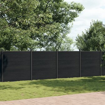 Schuttingpaneel 1391x186 cm HKC grijs 1