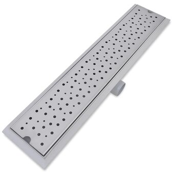 Doucheafvoer 2 st rechthoekig bubbel 630x140 mm roestvrij staal 7