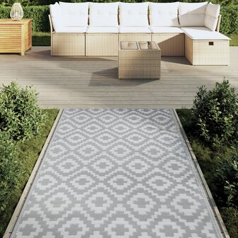Buitenkleed ARAKIL 120x180 cm PP grijs 3