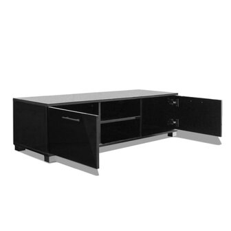 Tv-meubel 120x40,5x35 cm hoogglans zwart 4