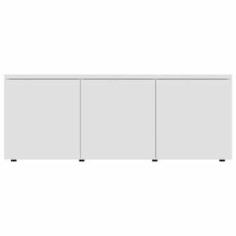Tv-meubel 80x34x30 cm bewerkt hout wit 6