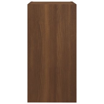 Tv-meubel 30,5x30x60 cm bewerkt hout bruin eikenkleur 3