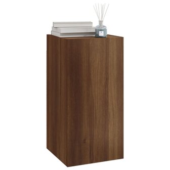Tv-meubel 30,5x30x60 cm bewerkt hout bruin eikenkleur 9