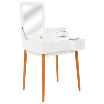 Kaptafel met spiegel 60x50x86 cm MDF 1