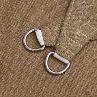 Zonnezeil 160 g/m&sup2; 2x3,5 m HDPE taupe 6