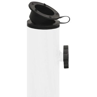 Parasolvoet 40x40x32 cm gietijzer wit 6