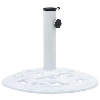 Parasolvoet 9 kg 40 cm gietijzer wit 4