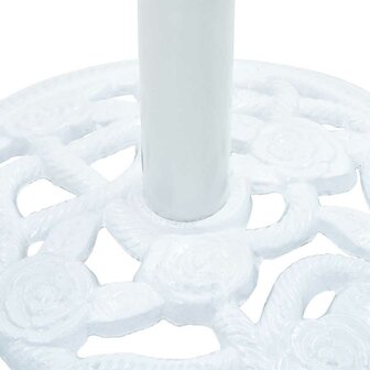 Parasolvoet 9 kg 40 cm gietijzer wit 7