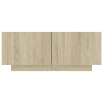 Nachtkastje 100x35x40 cm bewerkt hout sonoma eikenkleurig 5