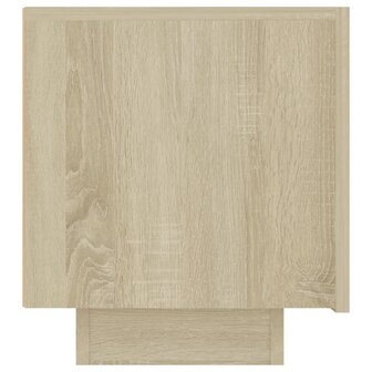 Nachtkastje 100x35x40 cm bewerkt hout sonoma eikenkleurig 7