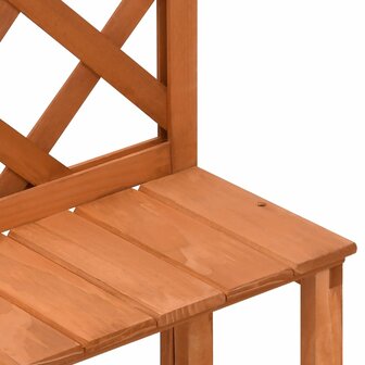 Plantenrek met latwerk 70x42x115 cm massief vurenhout 5