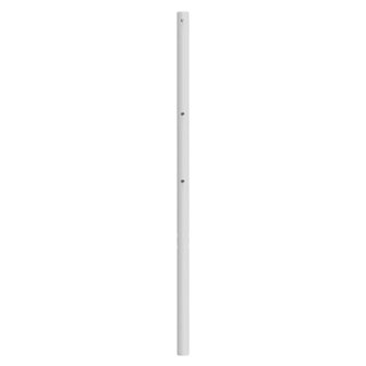 Hoofdbord 100 cm metaal wit 5