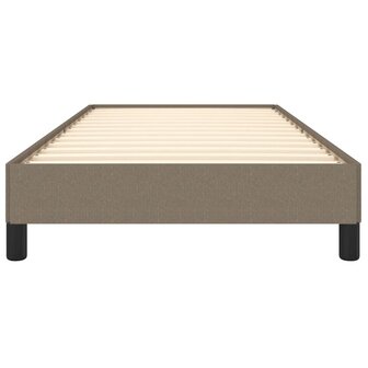 Bedframe zonder matras 90x190 cm stof taupe 5