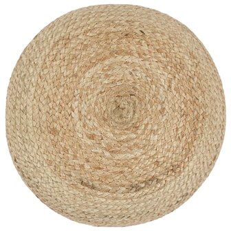 Poef handgemaakt 45x30 cm jute 2