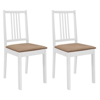 3-delige Eethoek MDF wit 7
