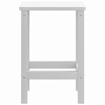 Tuintafel Adirondack 38x38x46 cm HDPE wit 4