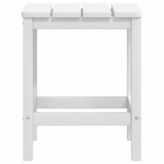 Tuintafel Adirondack 38x38x46 cm HDPE wit 5