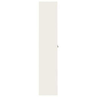 Archiefkast 105x40x180 cm staal wit 5