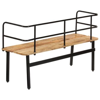 Bank 120x40x70 cm massief mangohout  4
