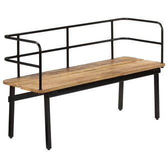 Bank 120x40x70 cm massief mangohout  9