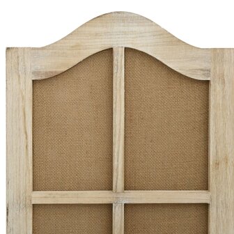 Kamerscherm met 4 panelen 140x165 cm stof bruin 5