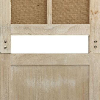 Kamerscherm met 4 panelen 140x165 cm stof bruin 6