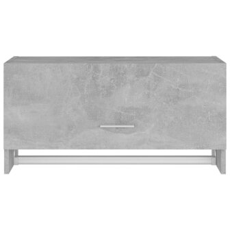 Kledingkast 70x32,5x35 cm bewerkt hout betongrijs 5