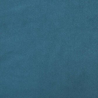 Schommelstoel fluweel blauw 7