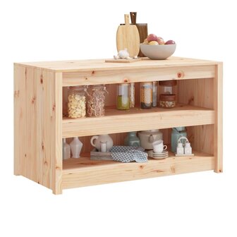Keukenkast voor buiten 106x55x64 cm massief grenenhout 3