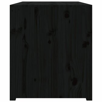 Keukenkast voor buiten 106x55x64 cm massief grenenhout zwart 5