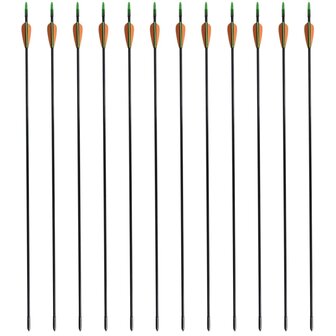 Recurveboog standaard met pijlen 30&quot; 0,6 cm glasvezel 12 stuks 3