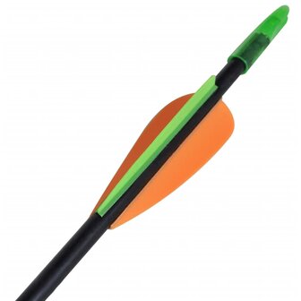 Recurveboog standaard met pijlen 30&quot; 0,6 cm glasvezel 12 stuks 4