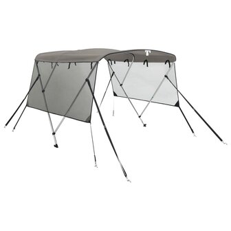 Biminitop 3 bogen met mesh zijwanden 183x(154-167)x137 cm 2