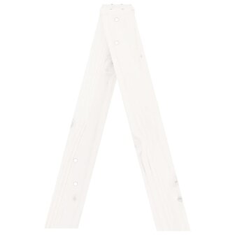 Krukken 2 st 40x40x60 cm massief grenenhout wit 7