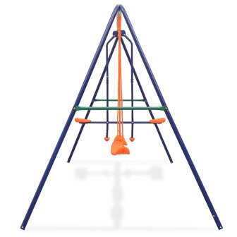 Schommelset met 4 zitjes oranje 3