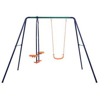 Schommelset met 3 zitjes staal 2