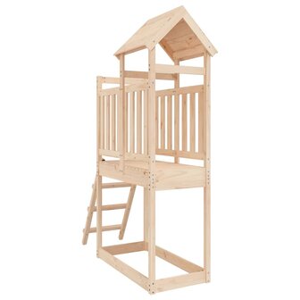 Speelhuis 53x110x214 cm massief grenenhout 3