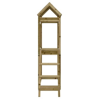 Speelhuis 53x110x214 cm ge&iuml;mpregneerd grenenhout 4