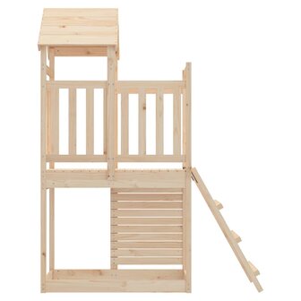 Speelhuis 52,5x110,5x214 cm massief grenenhout 5