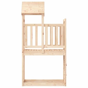 Speeltoren met rotswand 53x110x214 cm massief grenenhout 4