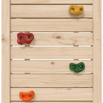 Speeltoren met rotswand 53x110x214 cm massief grenenhout 6