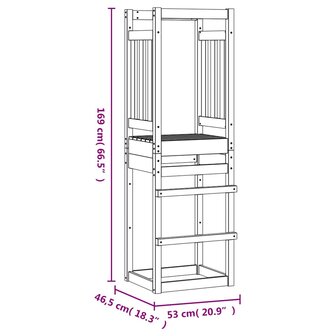  Speeltoren 53x46,5x169 cm massief douglashout 8