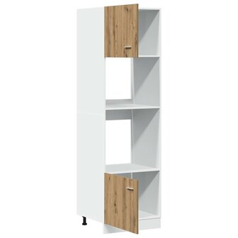 Magnetronkast 60x57x207 cm bewerkt hout ambachtelijk eiken 4
