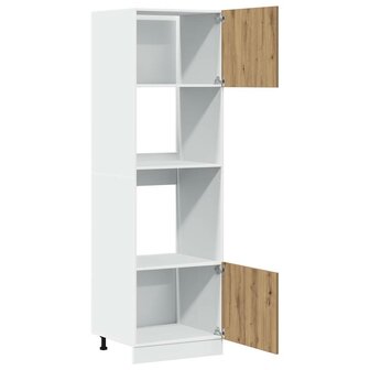 Magnetronkast 60x57x207 cm bewerkt hout ambachtelijk eiken 5
