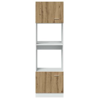 Magnetronkast 60x57x207 cm bewerkt hout ambachtelijk eiken 6