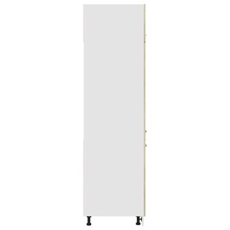 Koelkastkast 60x57x207 cm spaanplaat sonoma eikenkleurig 7