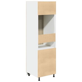 Koelkastkast 60x57x207 cm spaanplaat sonoma eikenkleurig 8