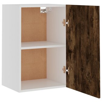 Wandkast Lyon 39,5x31x60 cm bewerkt hout gerookt eikenkleurig 6