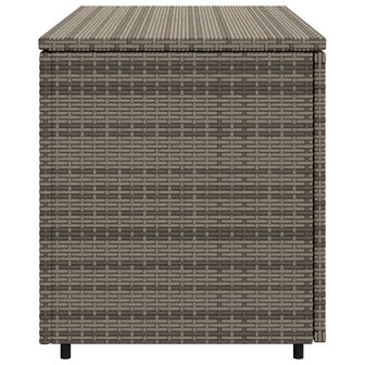 Tuinkast 110x55x60,5 cm poly rattan grijs 7